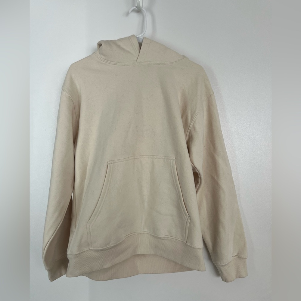 NWT. TNA Cream Hoodie Sweatshirt Relaxed Fit